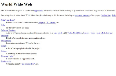 Erase una vez…(la primer página web)