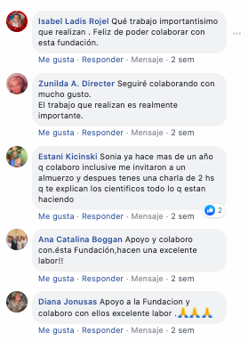 Comentarios de donantes de Cáncer con Ciencia