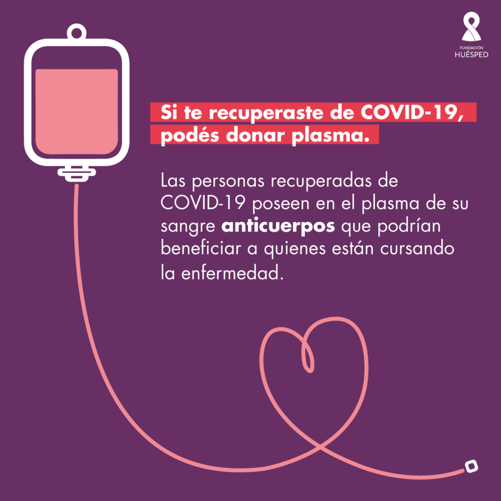 Donde donar plasma en Argentina