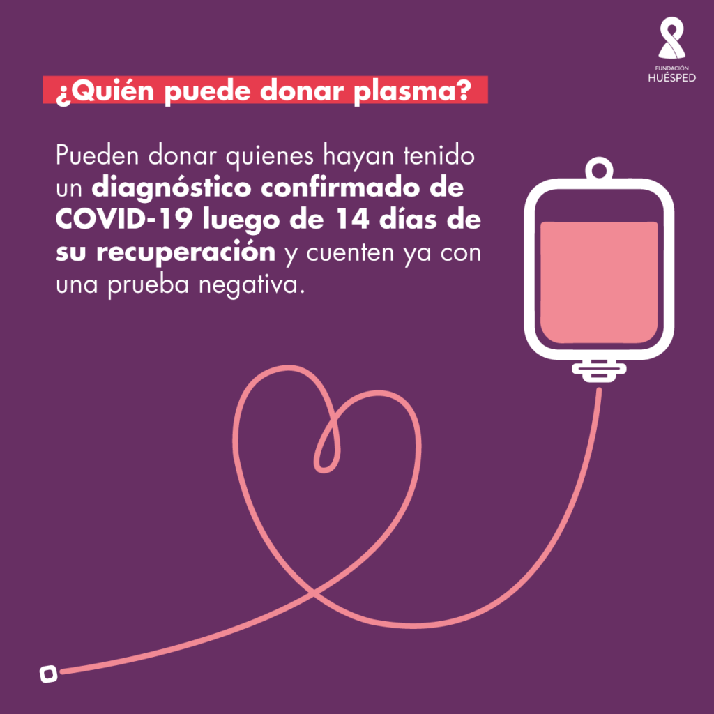 ¿Quién puede donar plasma en Argentina?